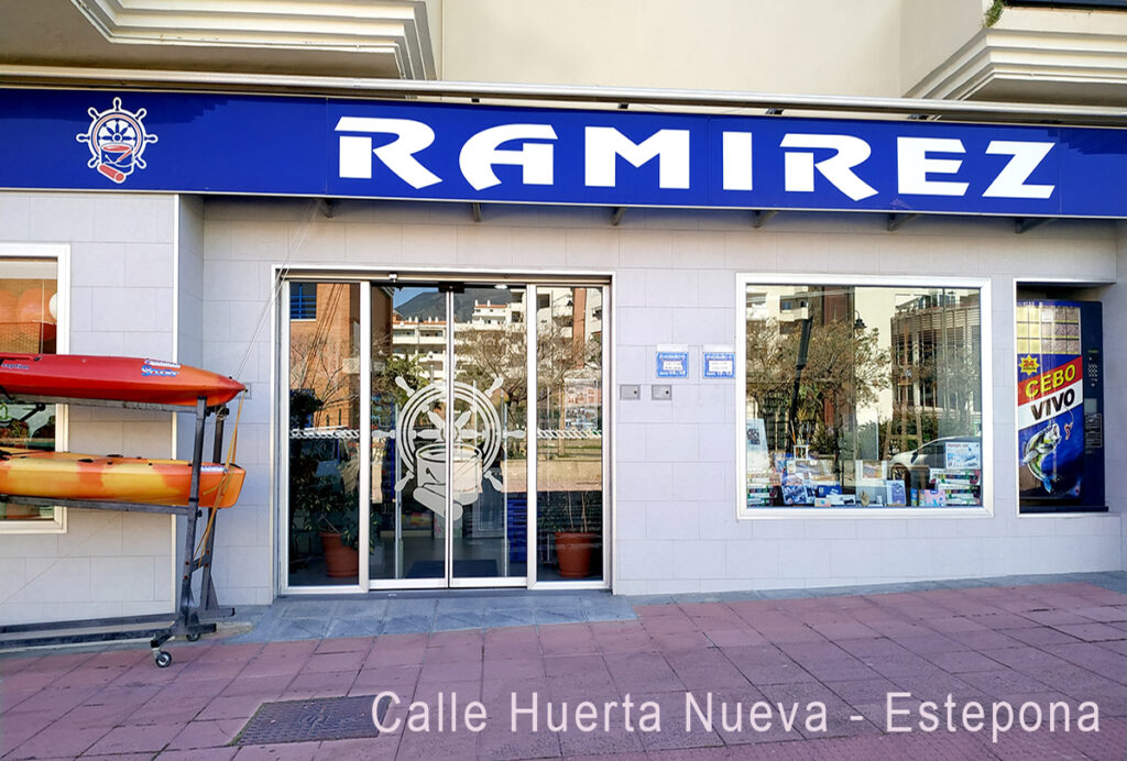 Ramirez en el centro: pesca, nautica, pinturas, productos de limpieza y bellas artes.